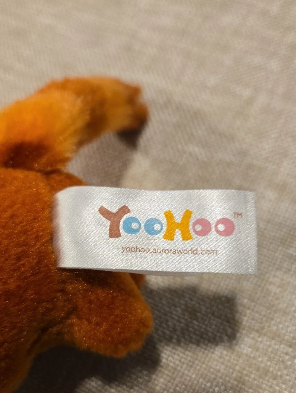 Aurora YooHoo Red Panda Plush Keychain EUC 5